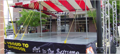 Rent a Stage - Dallas Houston Event Rentals - Staging and Tents