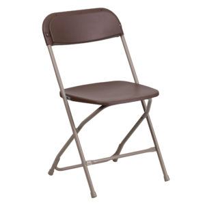 brown folding chairs to rent - Dallas Chair Rental - Houston Chair Rental